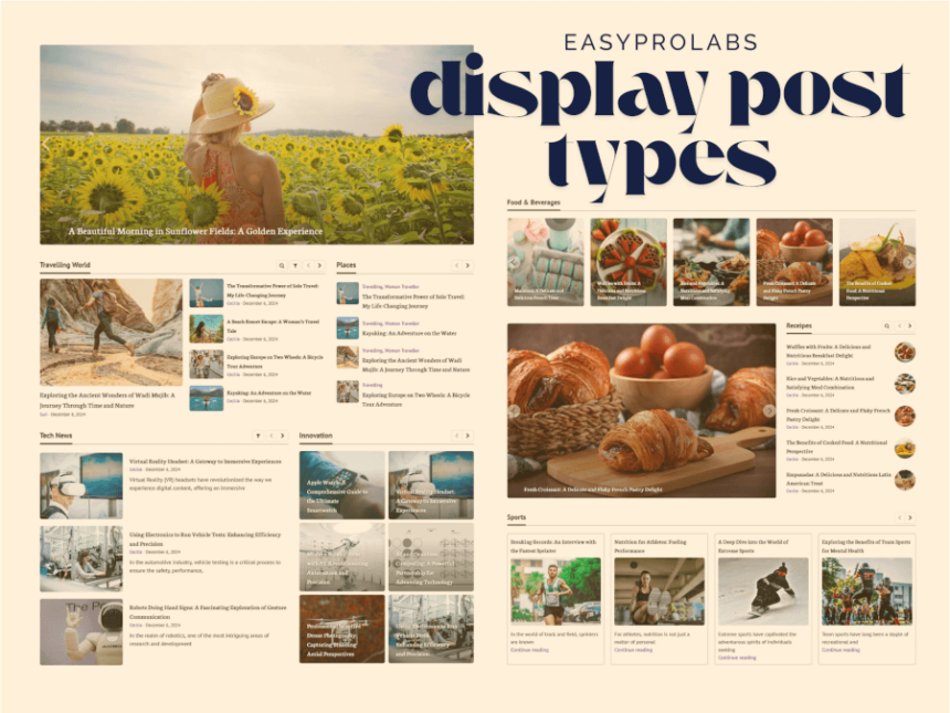 Display Post Types